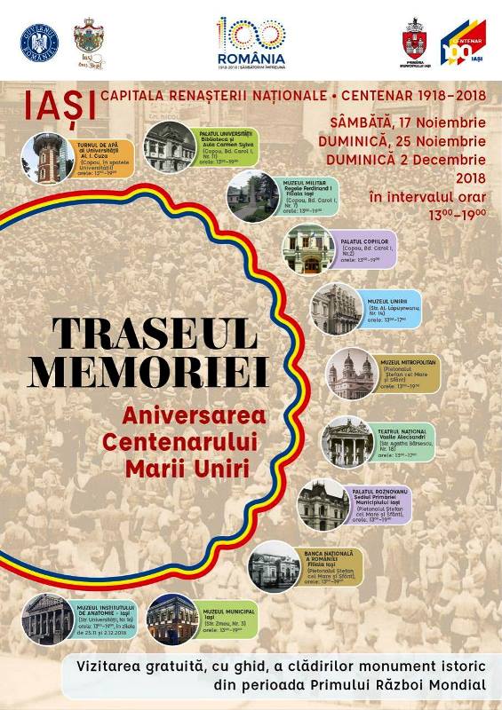 Traseul Memoriei - Aniversarea Centenarului Marii Uniri