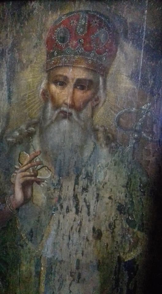 Icoana Sfântului Nicolae - restaurată