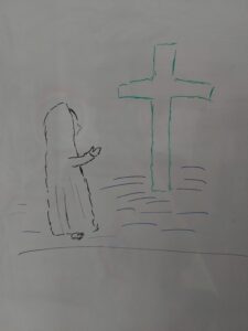 Duminica femeilor mironosițe - desen Maria-Paula