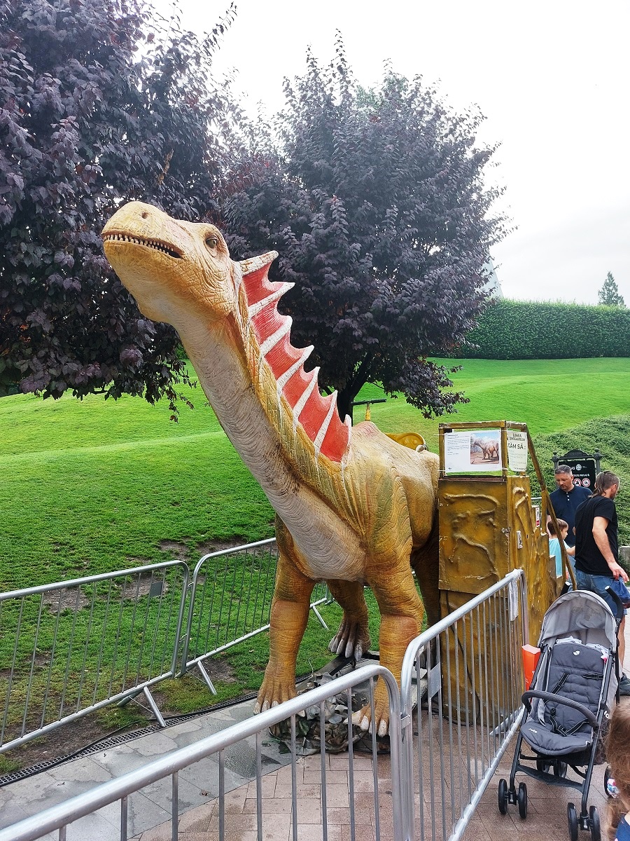 In spinare la dinozaur