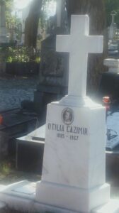Mormântul Otiliei Cazimir, Iași